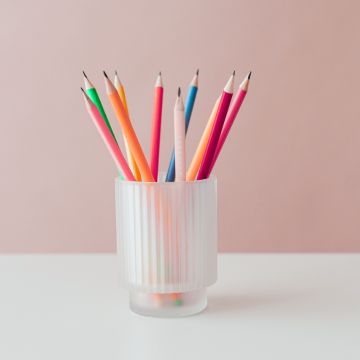 An image of that ultimate symbol of language arts studies: pencils.