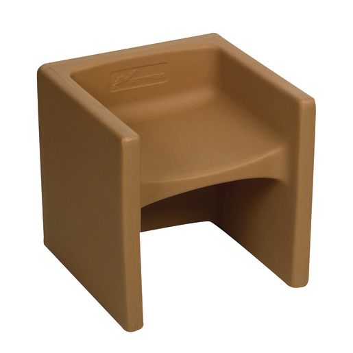 Cozy Woodland Cube Chair - Almond