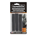 General’s Jumbo Compressed Charcoal - Assorted, Set of 3