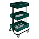 artPOP! 3-Tier Rolling Cart - Green