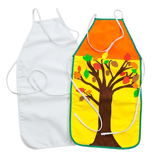 Colorations® Blank Canvas Aprons - Set of 12