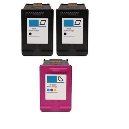 Compatible Multipack HP 60XL Full Set + 1 EXTRA Black Ink Cartridges (3 Pack)