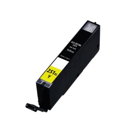 Compatible Yellow Canon CLI-251XLY Ink Cartridge (Replaces Canon 6451B001)
