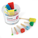 Foam Brushes - Set of 36, Bucket