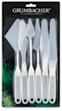 Grumbacher Plastic Palette Knives - Set of 6
