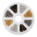 John Bead Jewelry Finding Set - Jump Rings, Assorted Colors, Package of 1200