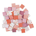 Mosaic Mercantile Patchwork Tiles - Black/Grey, 3 lb