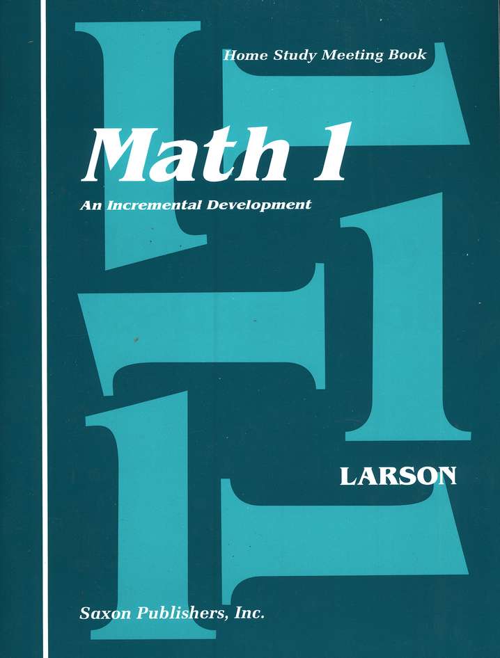 Saxon Math 1, Meeting Book