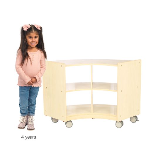 Environments® Mobile 8-Section Cubby Storage - Assembled
